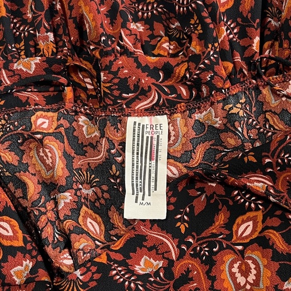 Free People | Night Rhythm Floral Print Wrap Mini Dress - Picture 4 of 8